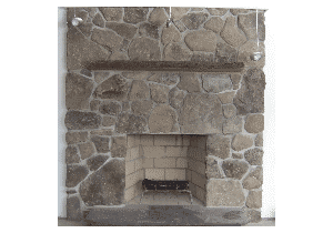 Cross Masonry Stone Fireplaces